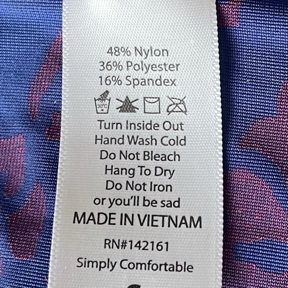 LULAROE sleeveless  Blue and red Joy Vest/kimono - Picture 10 of 13